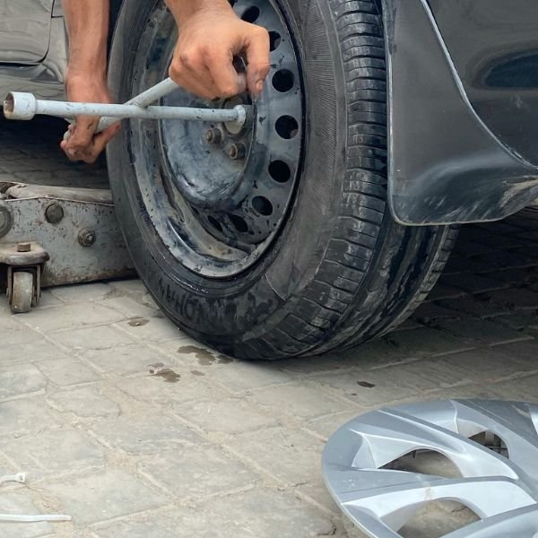Troca de Pneu